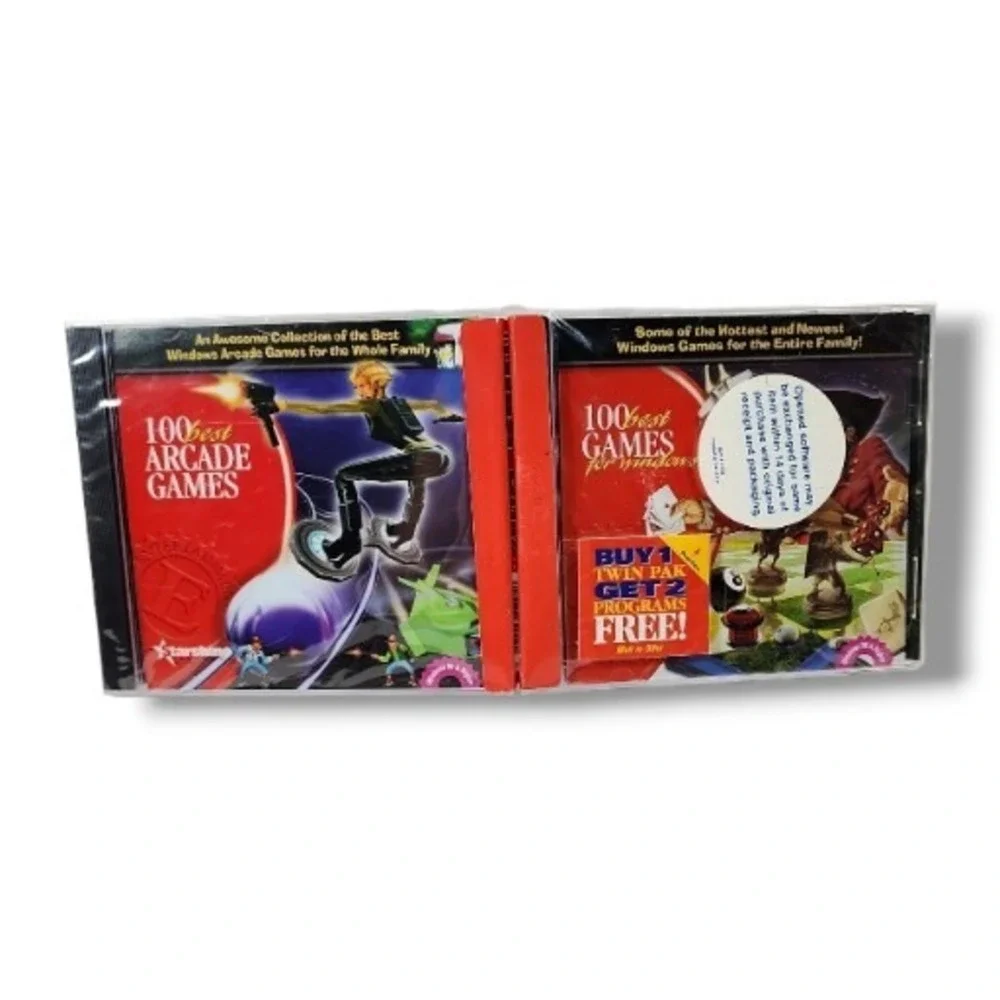 Twin-Pak 100 Best Windows And Arcade‎ Games CD-ROM Windows 95 Or Higher